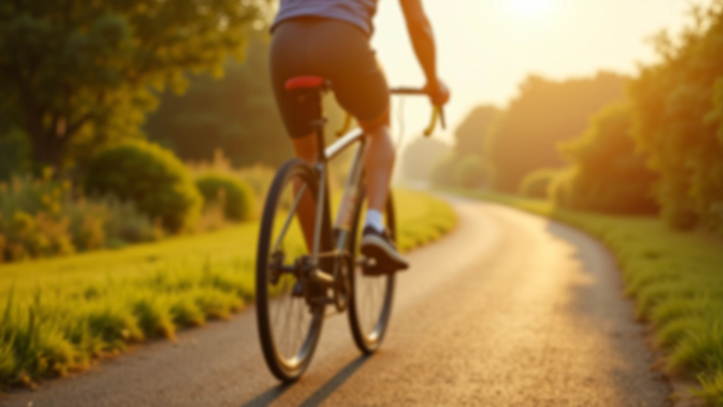 A mature cyclist enjoying the peaceful and accessible Barrow Way canal towpath
