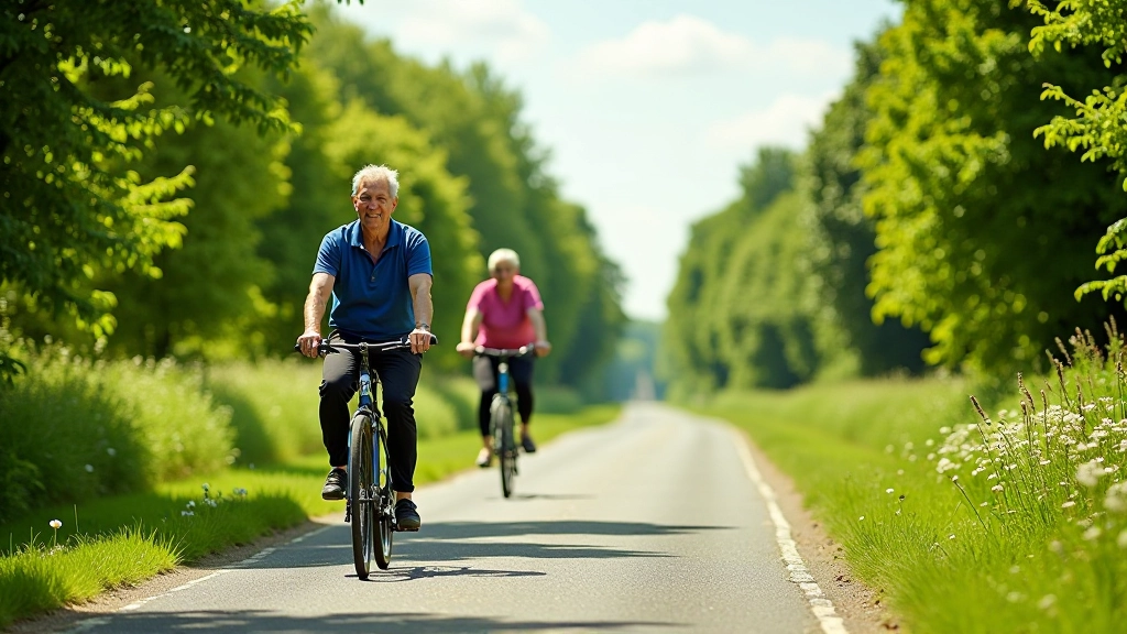 Cyclists enjoying the peaceful Barrow Way canal towpath route